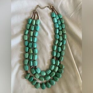 Silpada Multi-Strand Turquoise Beaded Necklace